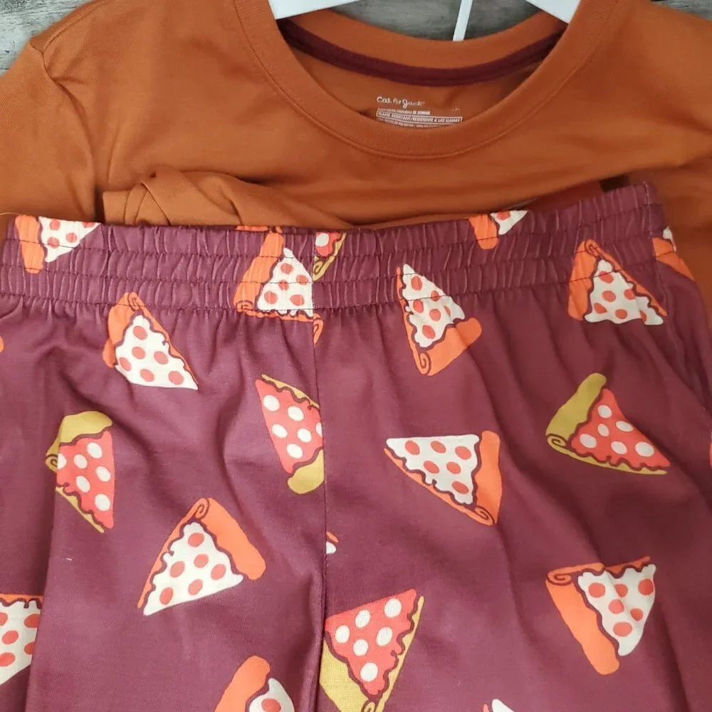 Cat & Jack Pizza Pj's Two Piece Pajama Set
